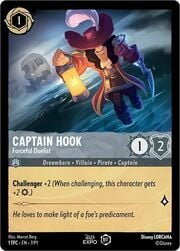Captain Hook - Forceful Duelist · Holo Foil 007