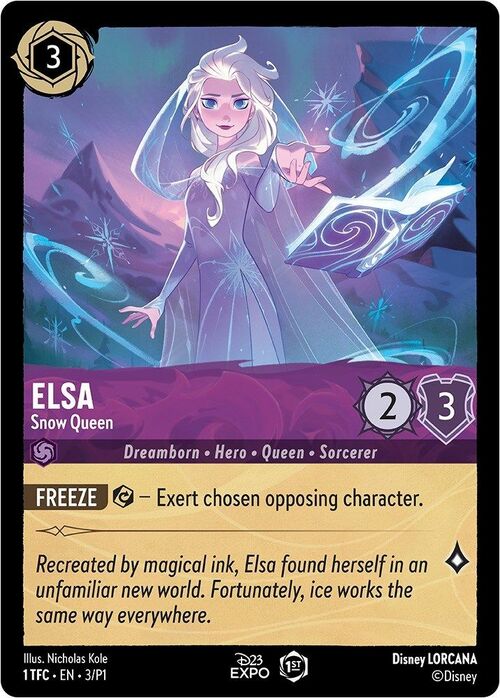 Elsa - Snow Queen Card Front