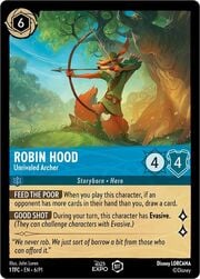 Robin Hood - Unrivaled Archer · Holo Foil 006