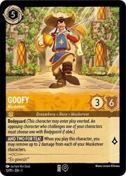 Goofy - Musketeer · Promo 12/P1 012