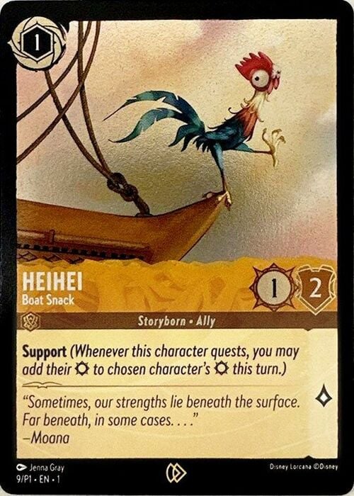 Heihei - Boat Snack Card Front