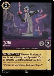 Yzma - Alchemist · Cold Foil 010