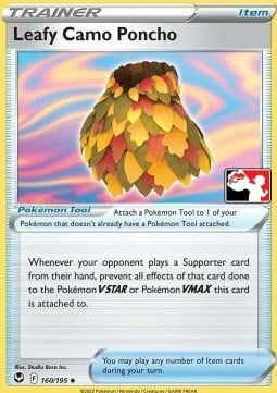 Leafy Camo Poncho Card Front