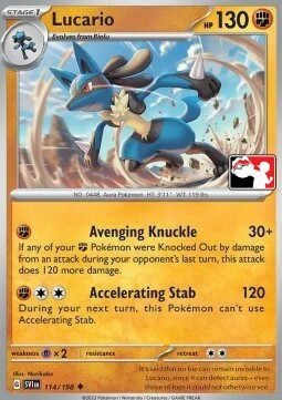 Lucario Card Front