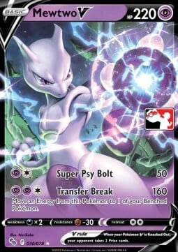 Mewtwo V Card Front