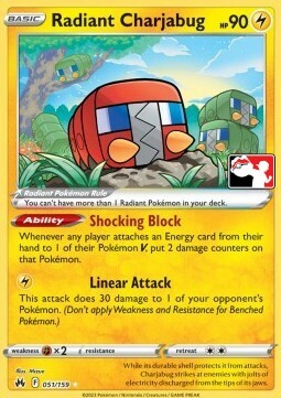 Radiant Charjabug Card Front
