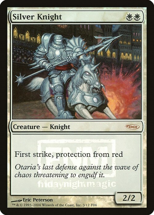 Silver Knight Card Front