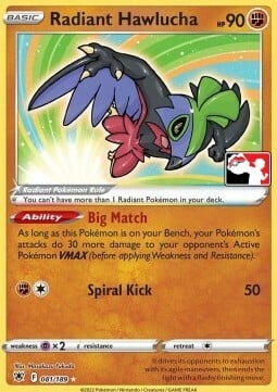 Hawlucha Lucente Card Front