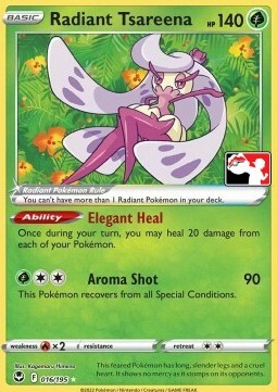Radiant Tsareena Card Front