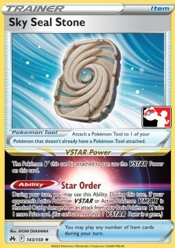 Sky Seal Stone Card Front