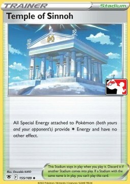Temple of Sinnoh Card Front