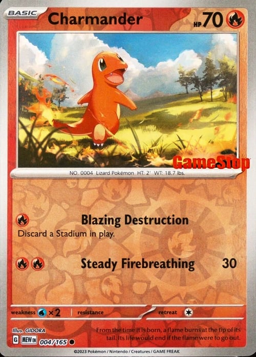 Charmander Card Front