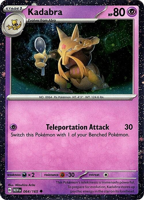 Kadabra Card Front