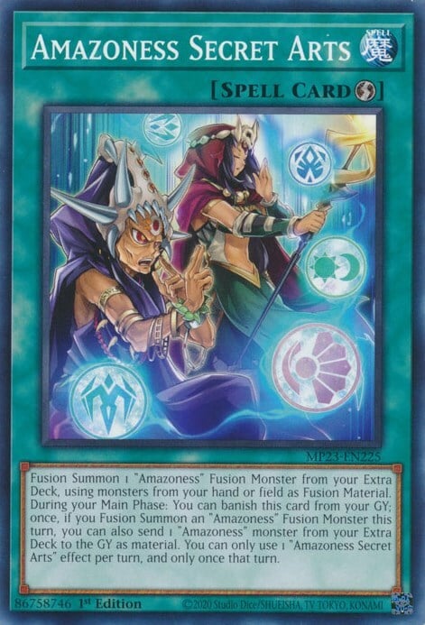 Amazoness Secret Arts Card Front