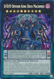 D/D/D Deviser King Deus Machinex · Prismatic Secret Rare 023