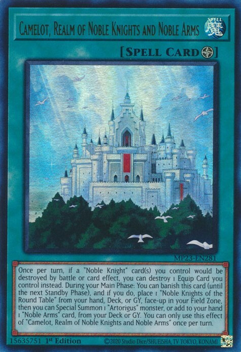 Camelot, Realm of Noble Knights and Noble Arms Card Front