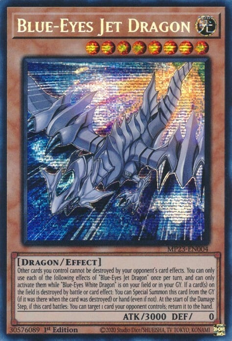 Drago Jet Occhi Blu Card Front