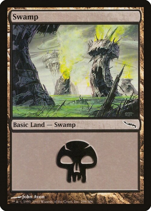 Swamp Card Front