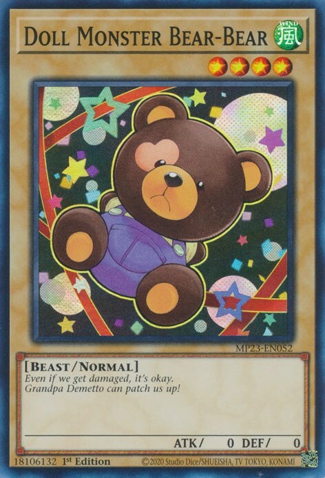 Doll Monster Bear-Bear Card Front