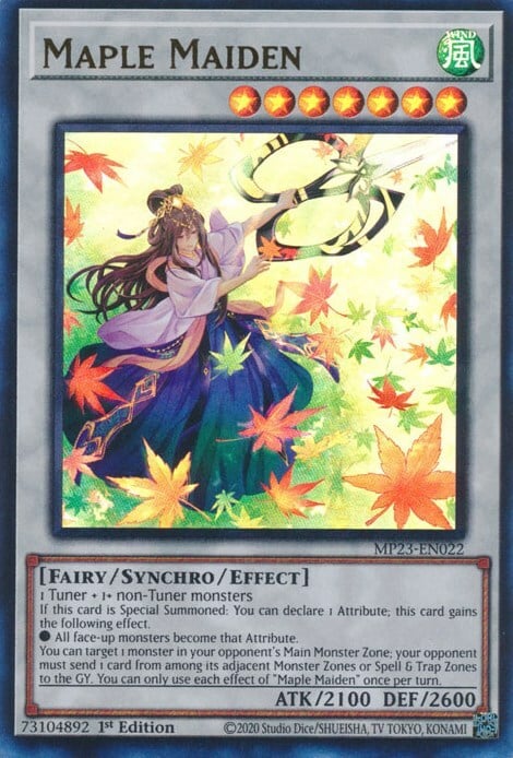 Maple Maiden Card Front