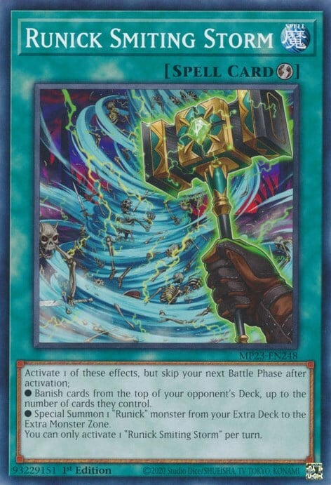 Runick Smiting Storm Card Front
