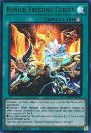 Runick Freezing Curses · Ultra Rare 245