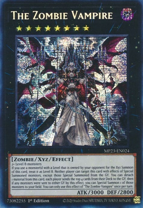 The Zombie Vampire Card Front