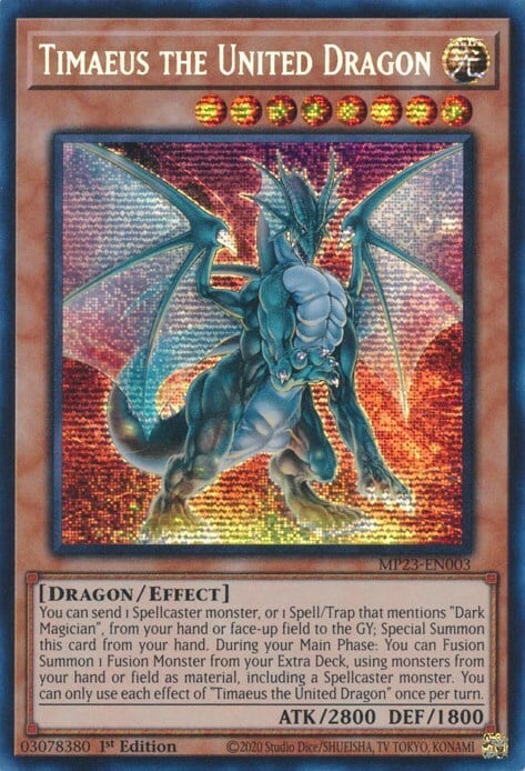 Timaeus the United Dragon Card Front