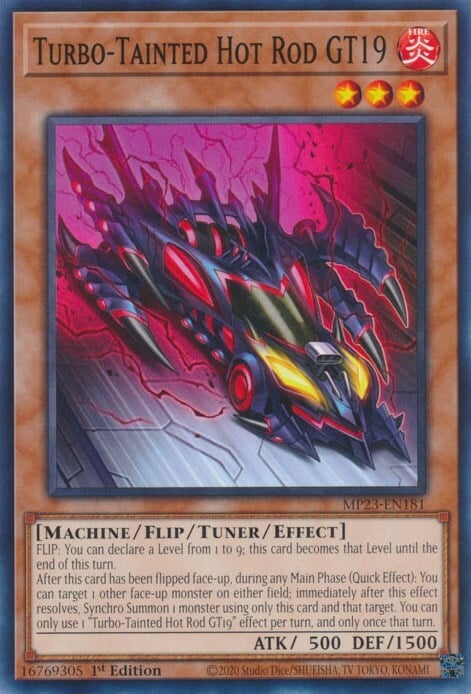 Turbo-Tainted Hot Rod GT19 Card Front