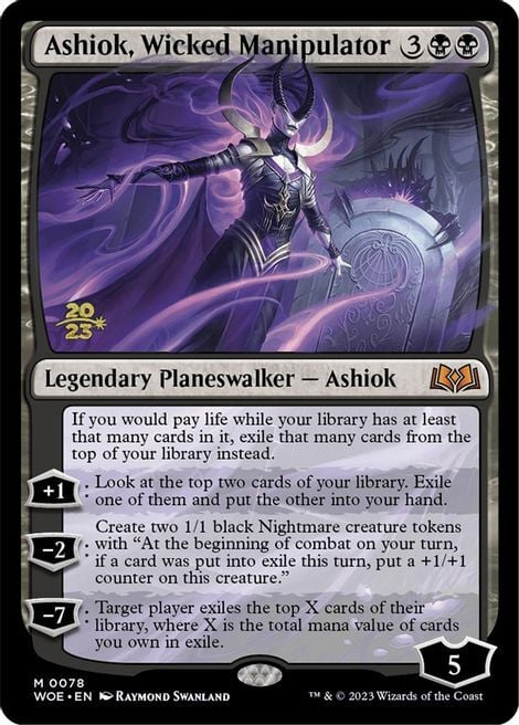 Ashiok, Wicked Manipulator Card Front