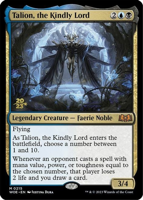 Talion, il Signore Benevolo Card Front