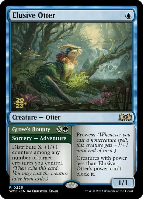 Elusive Otter // Grove's Bounty Card Front
