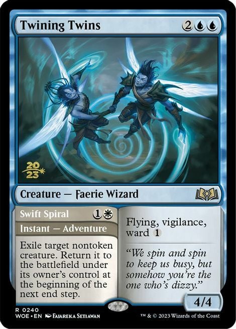 Twining Twins // Spirale Rapida Card Front