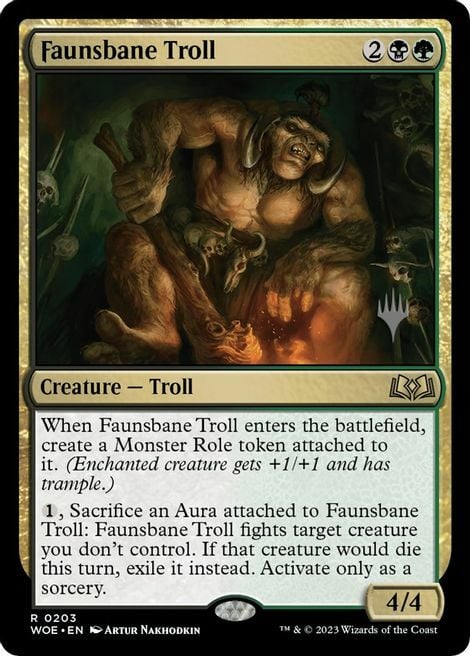 Faunsbane Troll Card Front