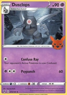 Dusclops Card Front
