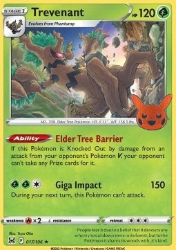 Trevenant Card Front