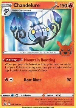 Chandelure Card Front