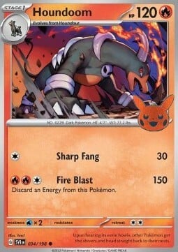 Houndoom Card Front