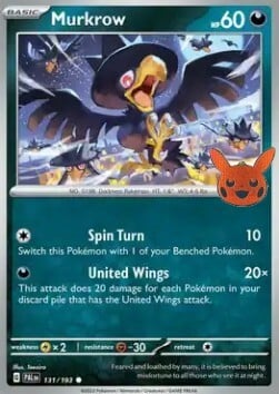 Murkrow Card Front