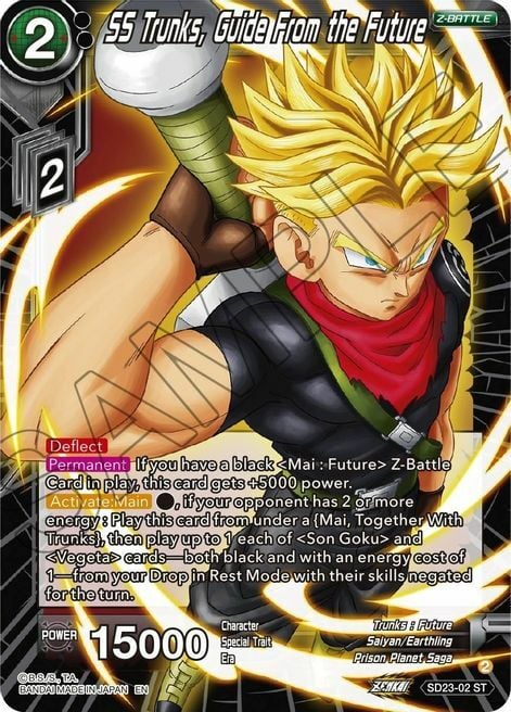 SS Trunks, Guide From the Future Card Front