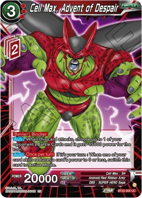 Cell Max, Advent of Despair Card Front