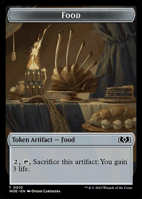 Food // Treasure Card Front