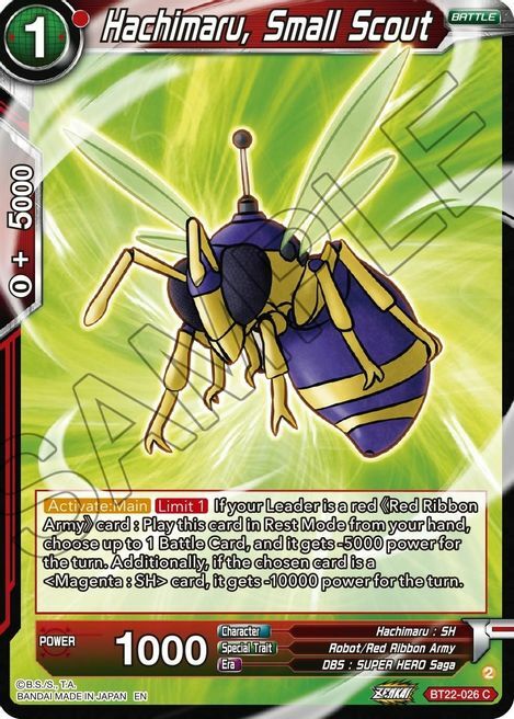 Hachimaru, Small Scout Card Front