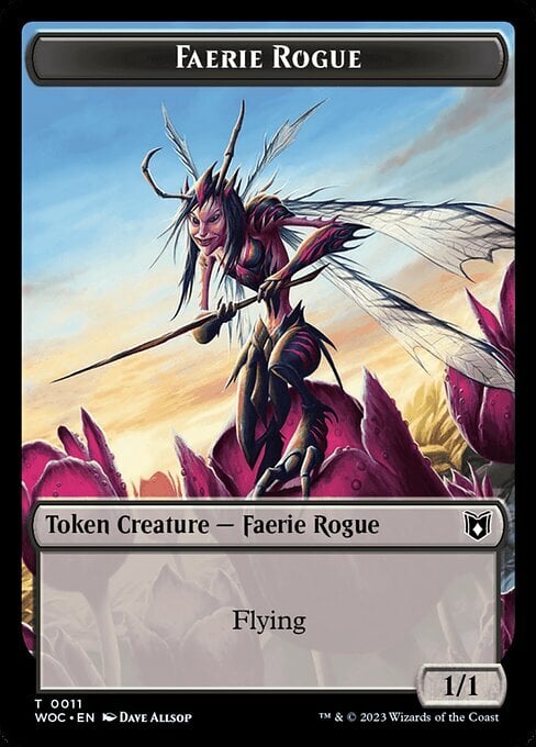 Faerie // Faerie Rogue Card Front