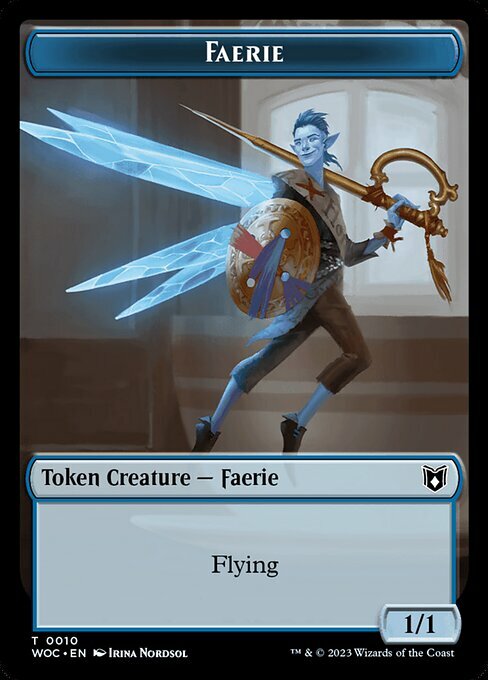 Faerie // Saproling Card Front