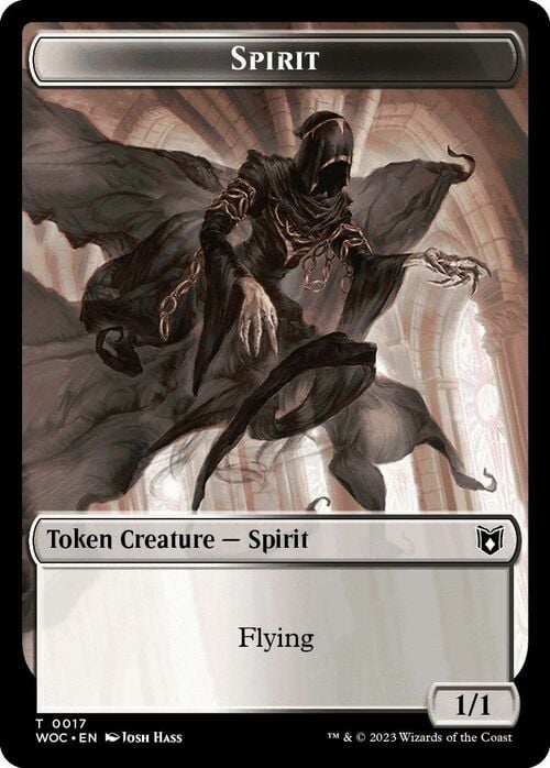 Spirit // Saproling Card Front