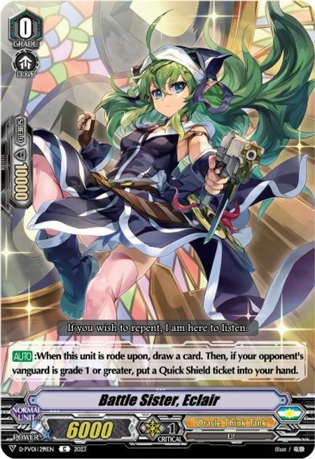 Battle Sister, Eclair Card Front