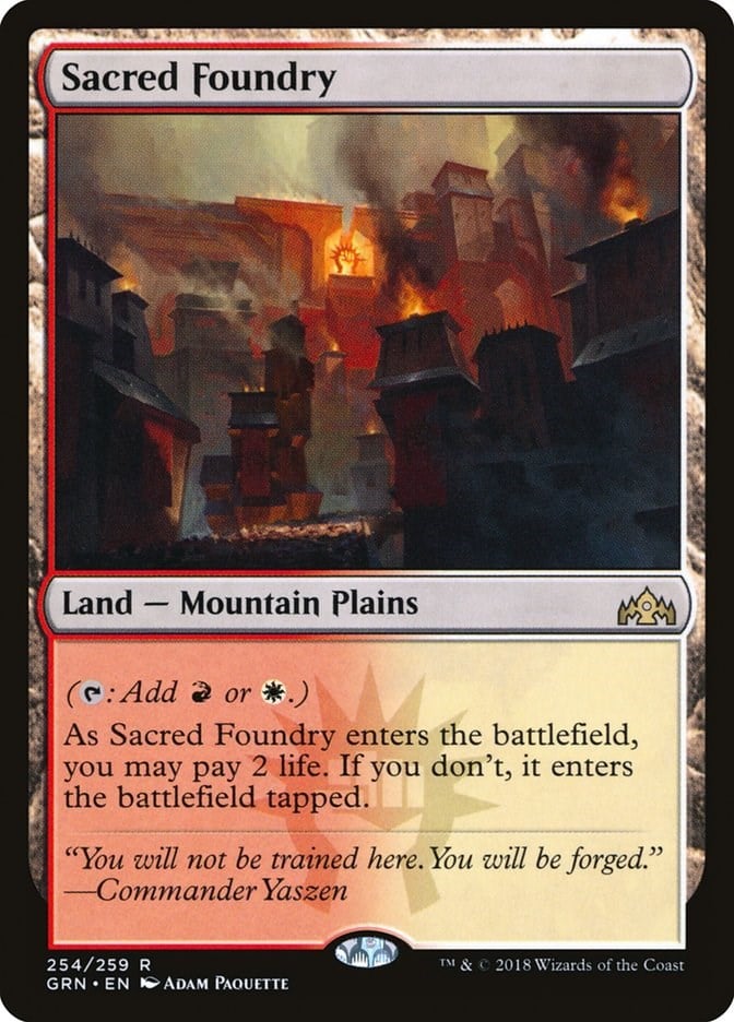 MTG Sacred Foundry Foil ラヴニカ：ギルドの都 Sacred Foundry Guilds of Ravnica | Magic | CardTrader