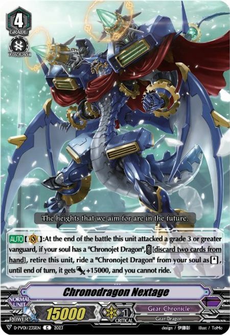 Chronodragon Nextage Card Front