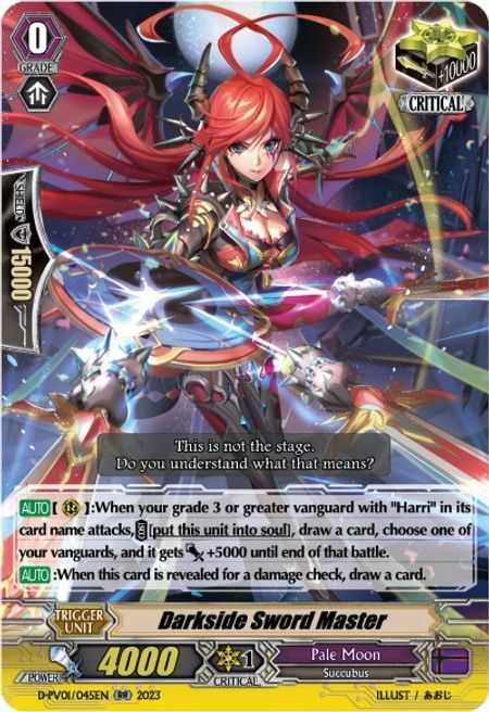 Darkside Sword Master Card Front